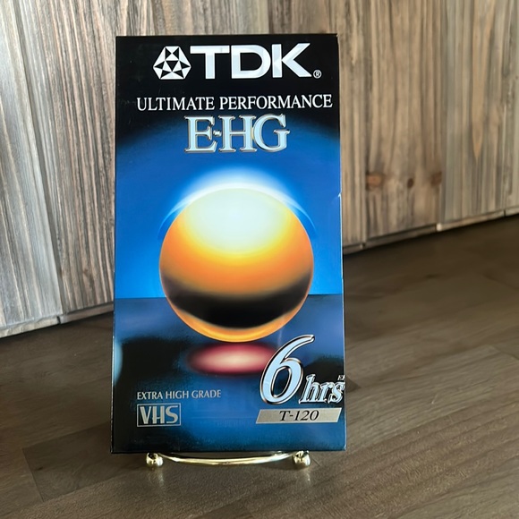 VHS -TDK Ultimate Performance E-HG (Brand new and Sealed) 6 hours T-120 VHS - Picture 1 of 2